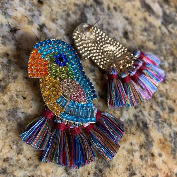 Parrot Earrings - Picture 4 of 4